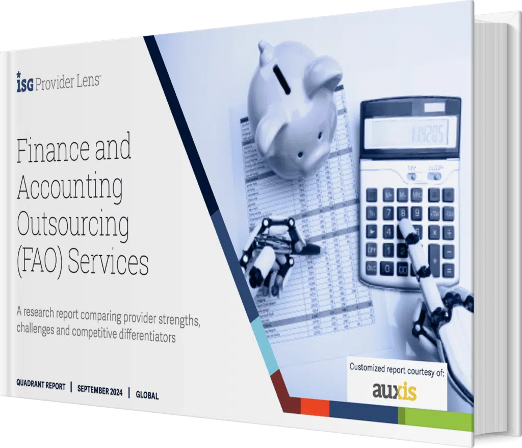 2024 ISG Provider Lens™ for Finance and Accounting Outsourcing FAO Services mockup