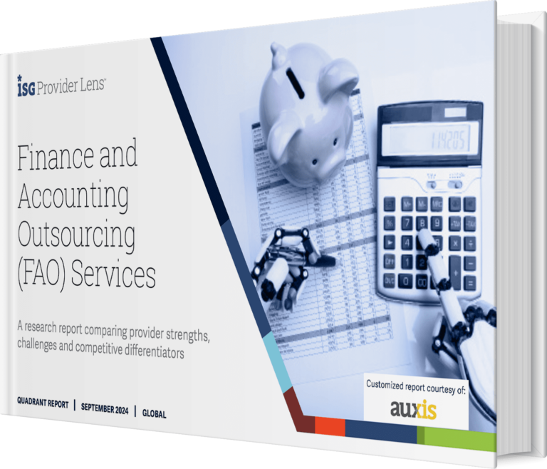 2024 ISG Provider Lens™ for Finance and Accounting Outsourcing FAO Services mockup